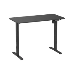 WJ Coolman T-Shaped Gaming Desk, Electric Height Adjustable – Black | GMT-T-904-HGT