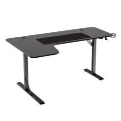 WJ Coolman L-Shaped Gaming Desk ( 160 X 100 CM) – Black